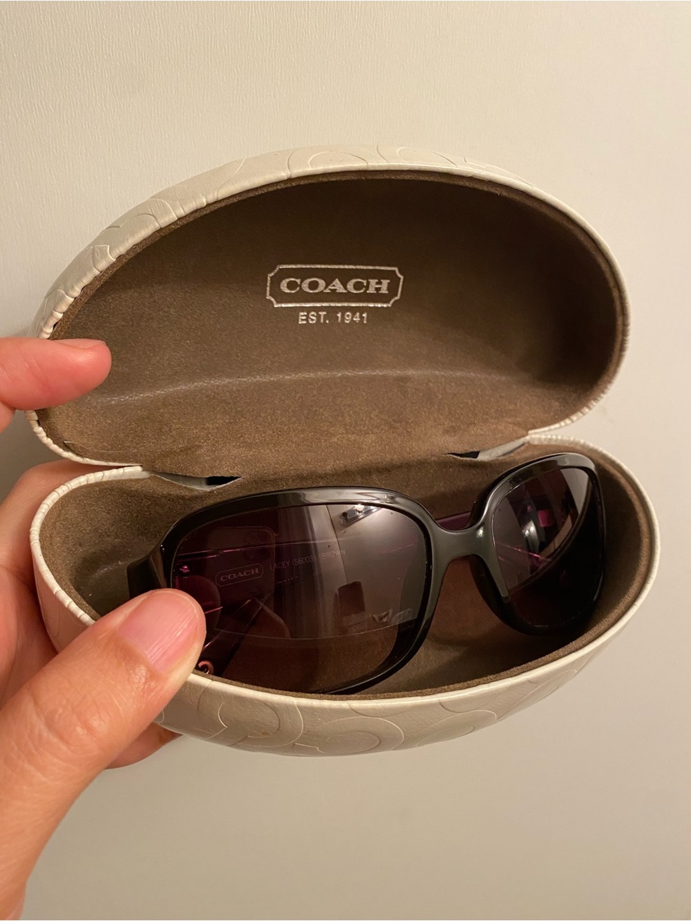 Coach Women's Sunglasses in Lacey Brown